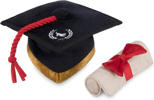 P.L.A.Y Back To School Graduation Cap Dog Toy