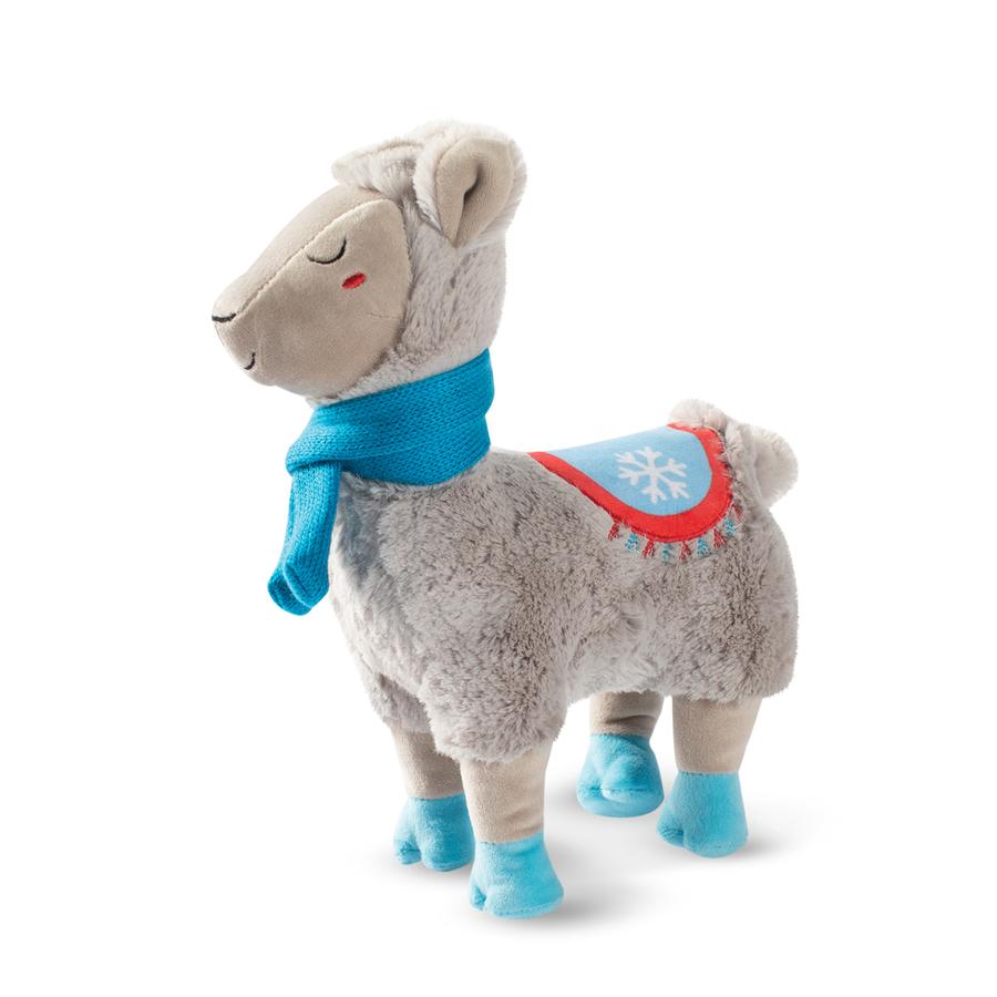 Fringe Studio Christmas Tall Scarf Llama Dog Toy