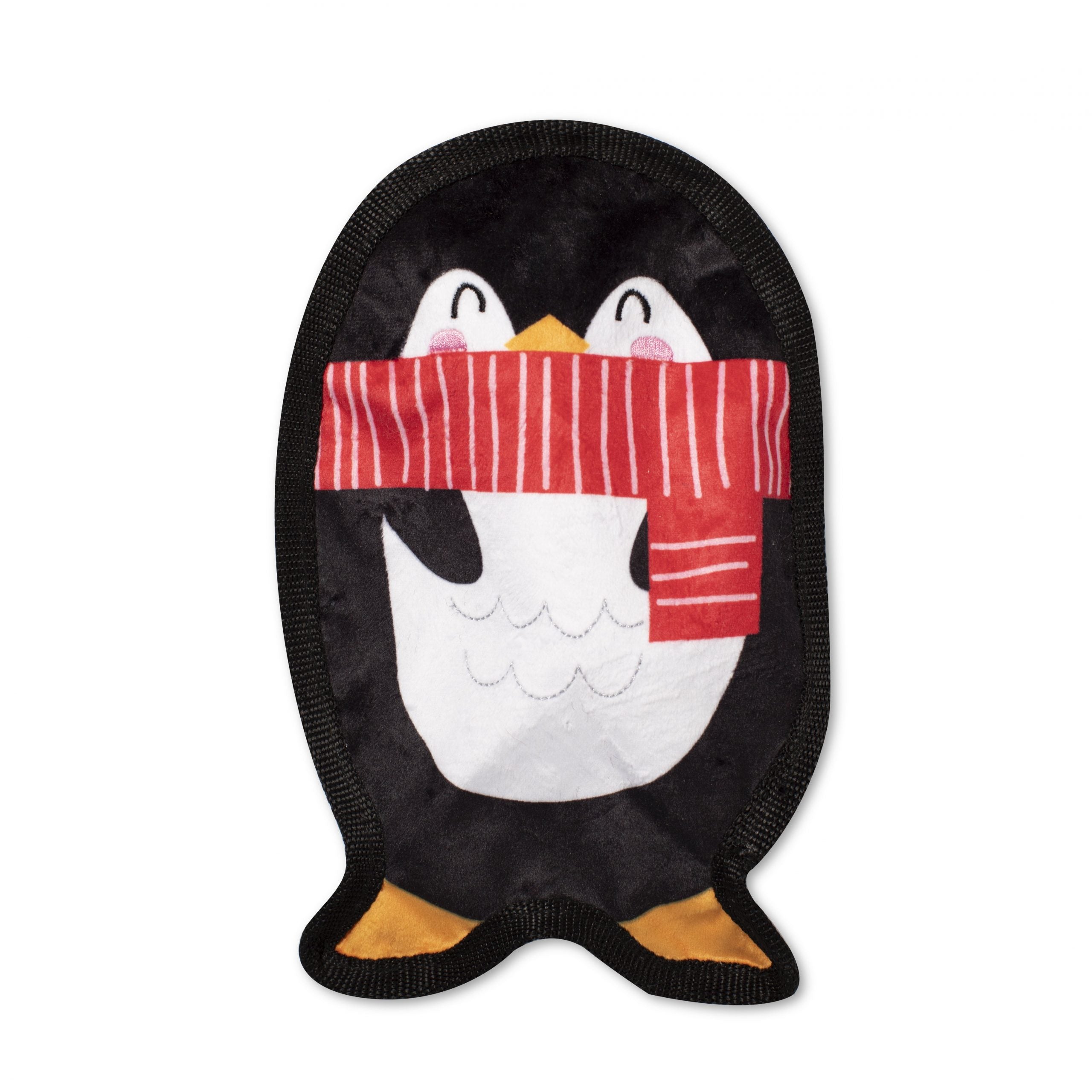 Fringe Studio Christmas Holiday Penguin Durable Plush Stuffing Free Dog Toy
