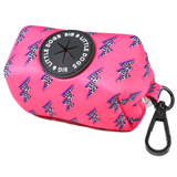 Big & Little Dogs - Pink Lightning Dog Poop Bag Holder