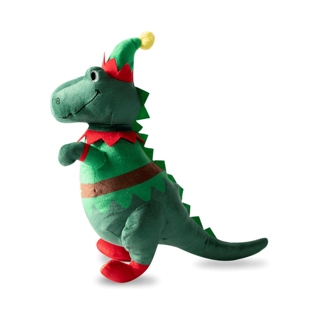 Fringe Studio Christmas Holiday Plush Squeaker Dog Toy - Jingle Toes