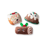 Fringe Studio Christmas Holiday Dog Toy - Room For Dessert 3 Minis
